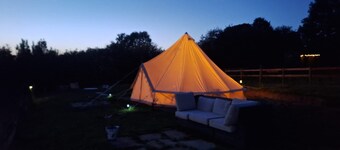 Luxury Bell Tents with beautiful views