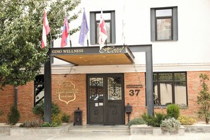 Façade de l’hébergement