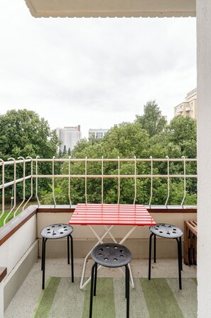 Departamento familiar, balcón, vista al patio | Terraza o patio