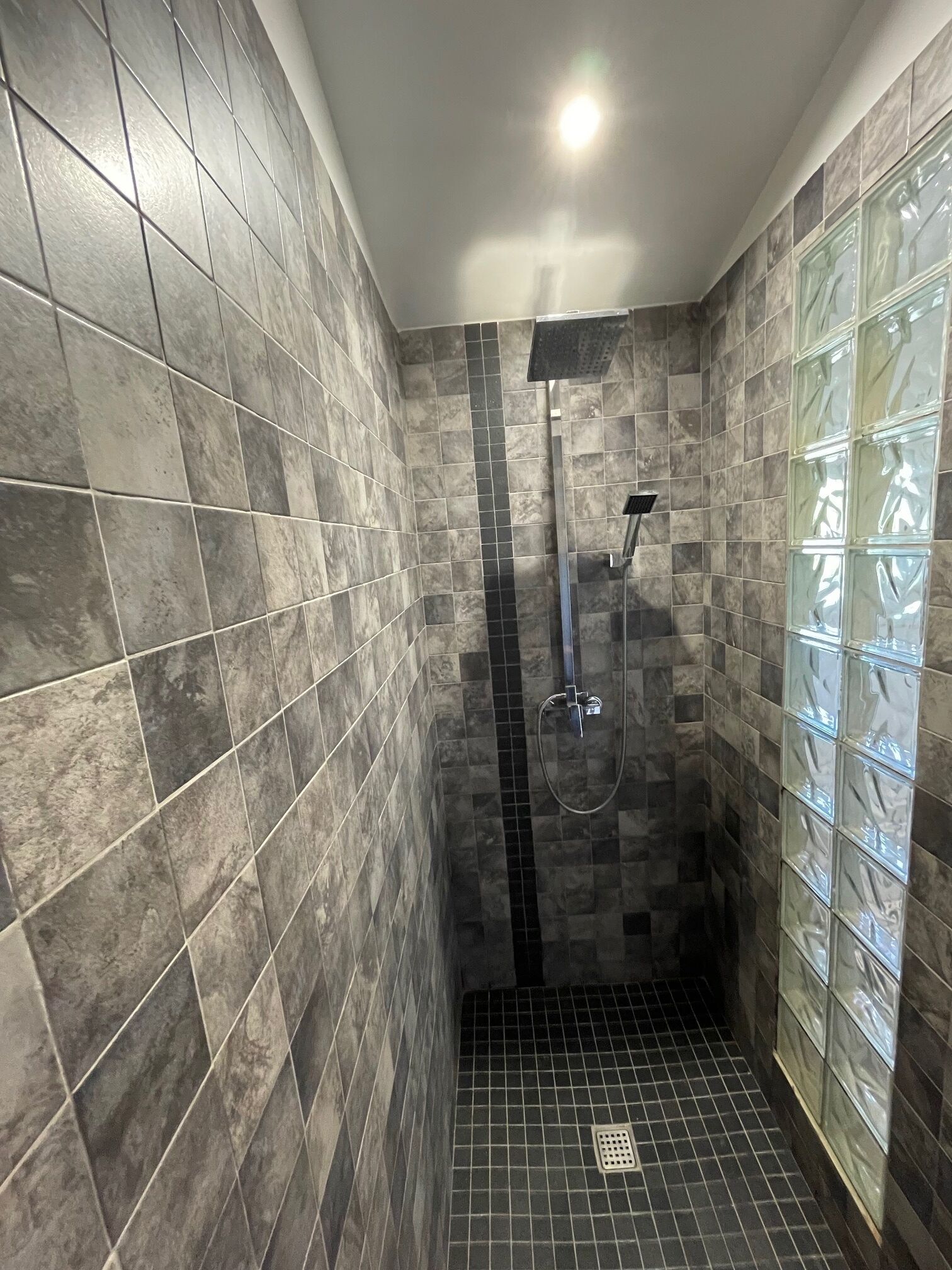 Ducha, toallas, papel higiénico