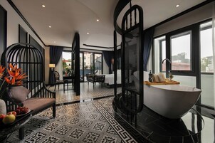 Premium bedding, pillow-top beds, minibar, desk