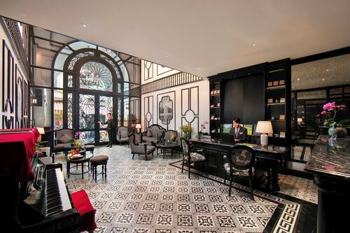 Lobby sitting area