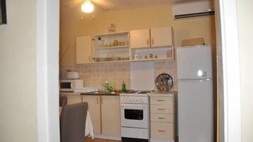 Apartment (Comfort Two-Bedroom Apartment with Ga) | Private kitchen | Fridge