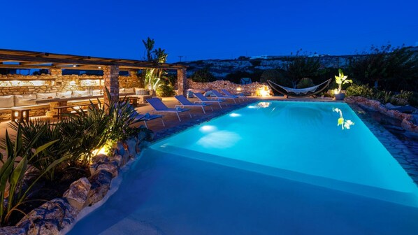 Villa | 12 bedrooms, desk, soundproofing - Blue Greens Villas in Krios, Paros Island (Paros)