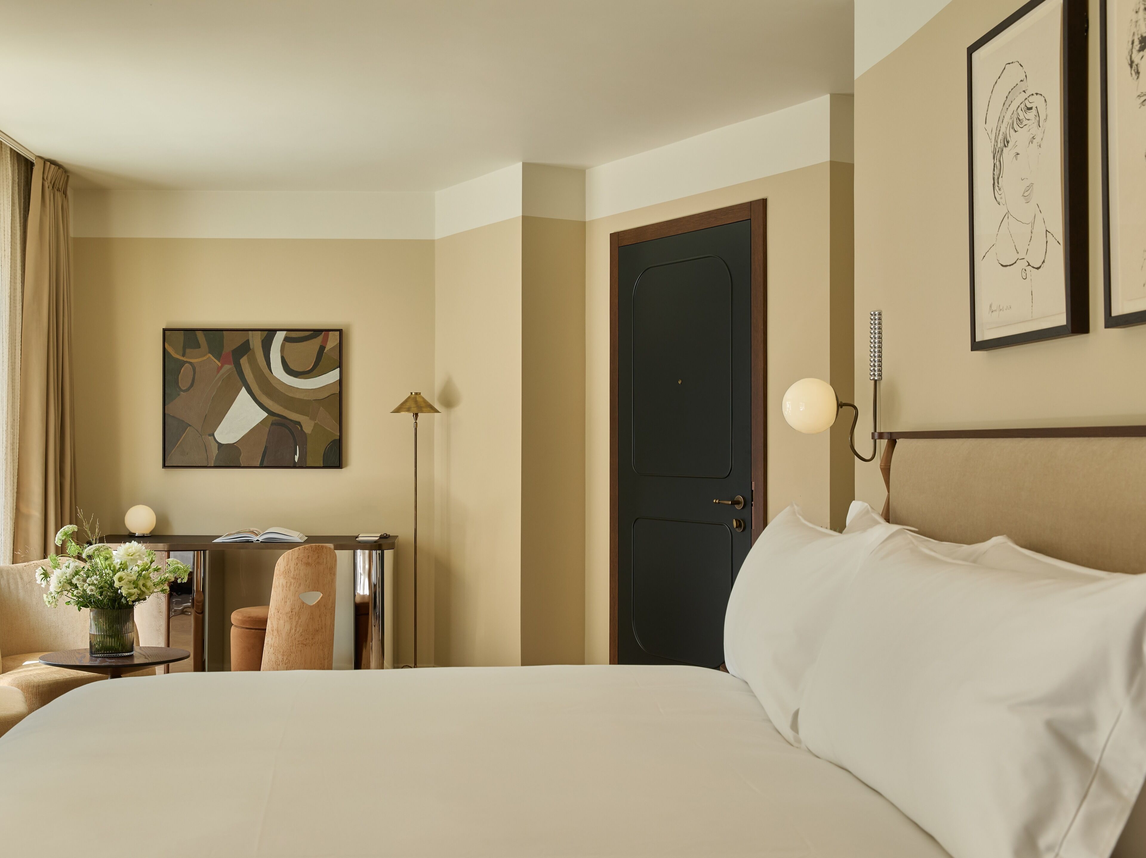 Draps en coton égyptien, literie de qualité supérieure