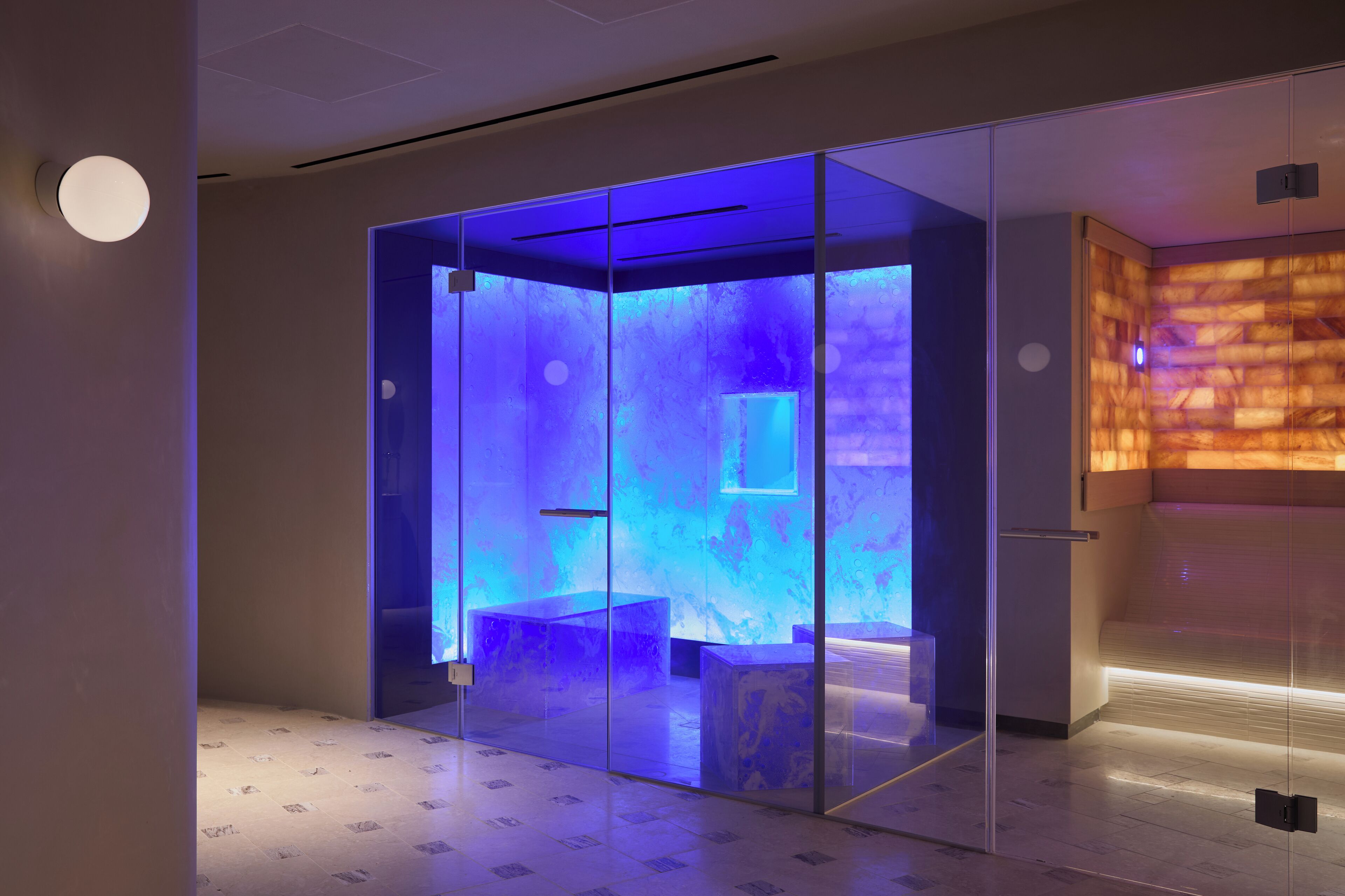 Sauna, steam room, body treatments, hydrotherapy, facials