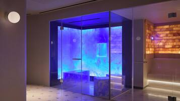 Sauna, steam room, body treatments, hydrotherapy, facials