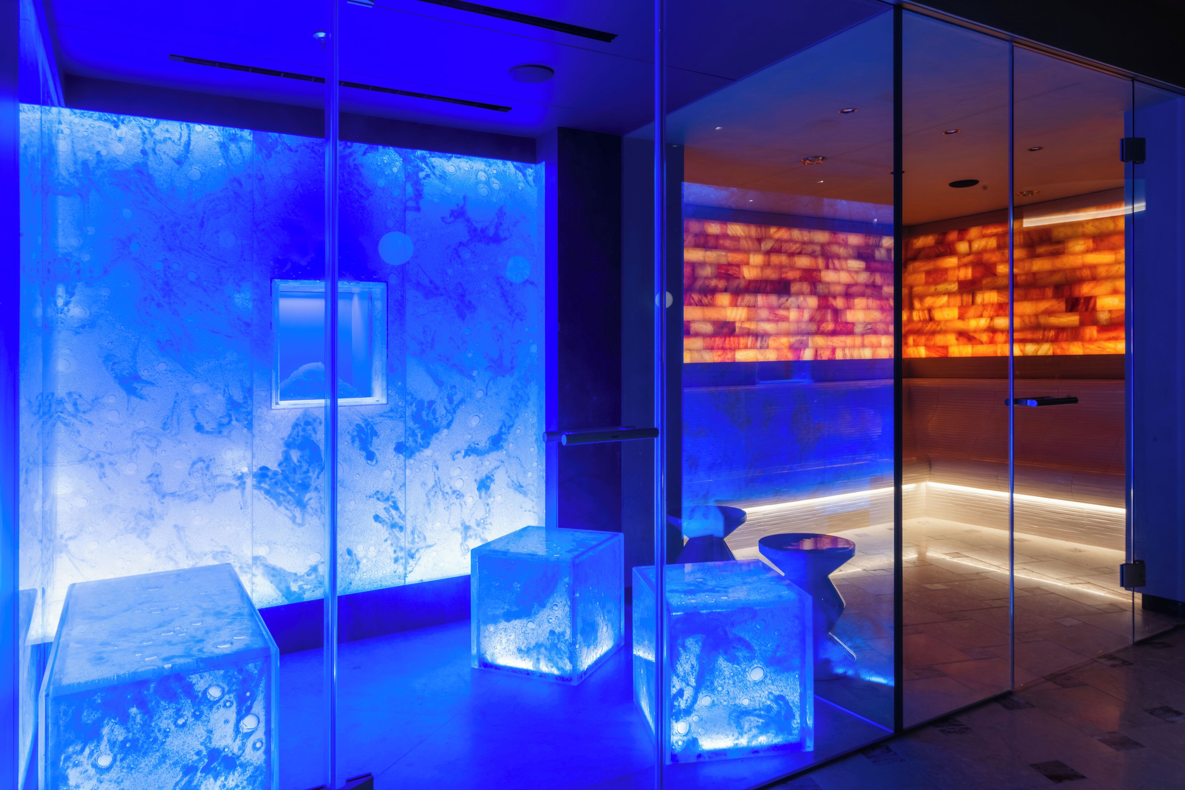 Sauna, steam room, body treatments, hydrotherapy, aromatherapy