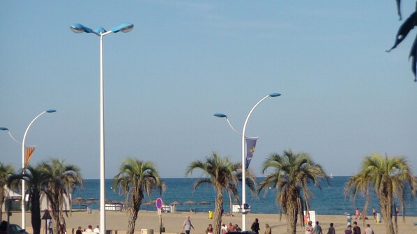 On the beach