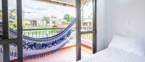 Down duvets, iron/ironing board