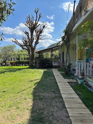 Façana frontal de l'allotjament