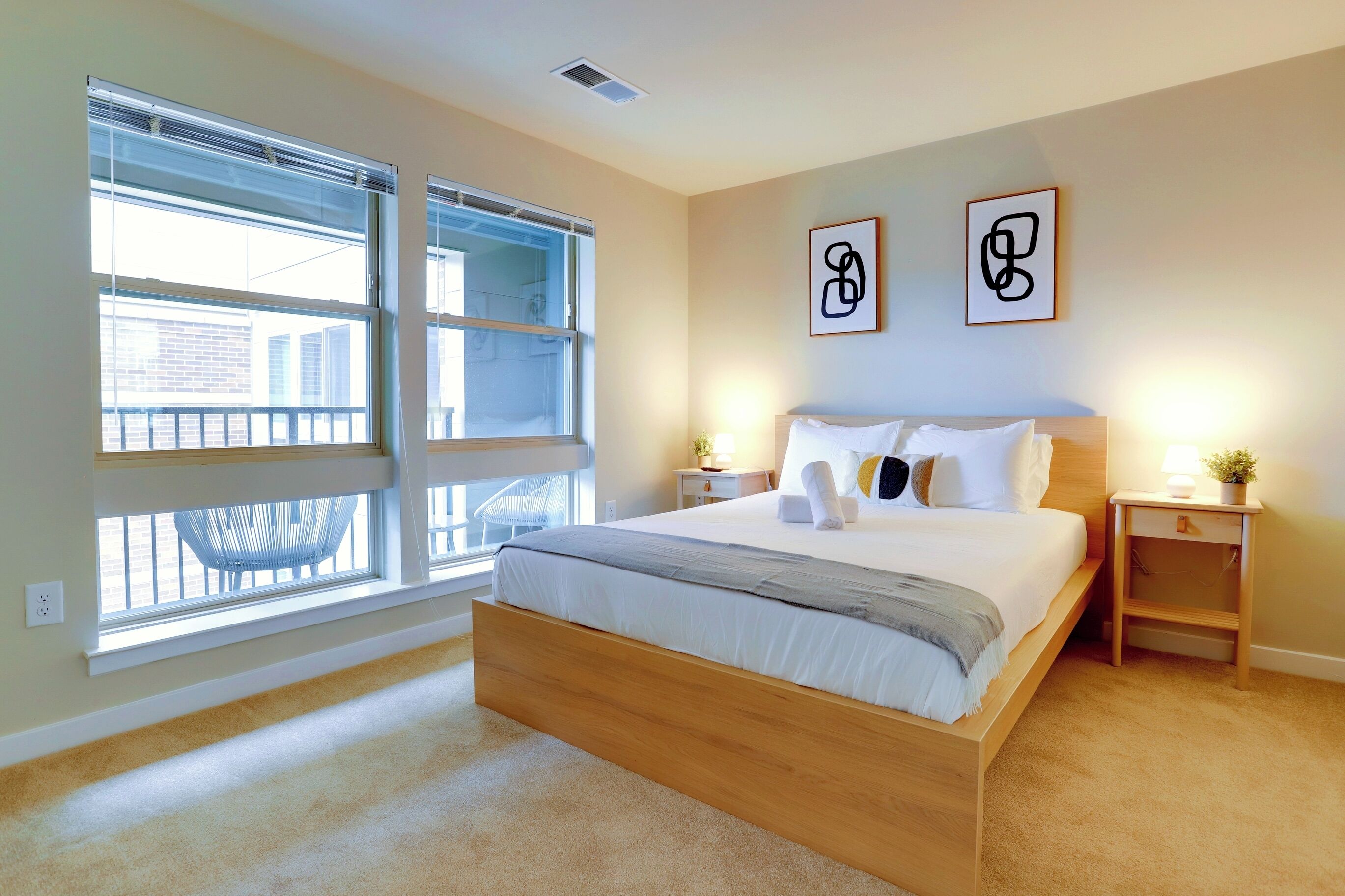 Biancheria da letto di alta qualità, tende oscuranti