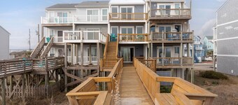 Oceanfront 3-Bedroom Townhome with Private Beach Access