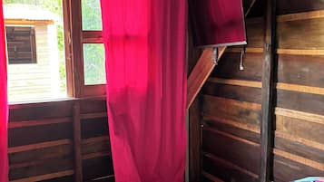 Economy Cabin, Patio, Pool View | 1 bedroom, individually furnished, iron/ironing board, free WiFi