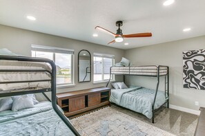 4 bedrooms, iron/ironing board, WiFi, bed sheets - Utah Retreat w/ Patio, Gas Grill & Mountain Views! (Nibley)