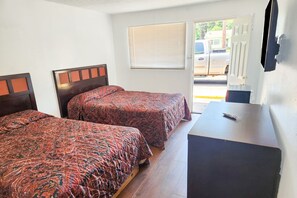 Standard Room, 2 Double Beds, Non Smoking | Free WiFi, bed sheets