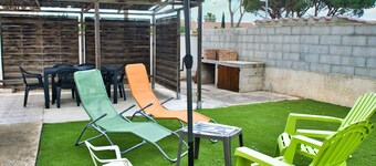 Family house with beautiful garden