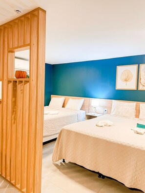 Deluxe-íbúð | 1 svefnherbergi, vinnuaðstaða fyrir fartölvur