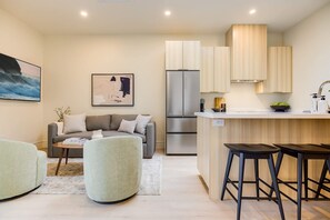 Executive-Apartment, 2 Schlafzimmer, Stadtblick | Speisen