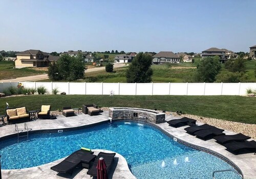 Amazing pool and outdoor entertaining area! Perfect CWS rental!  