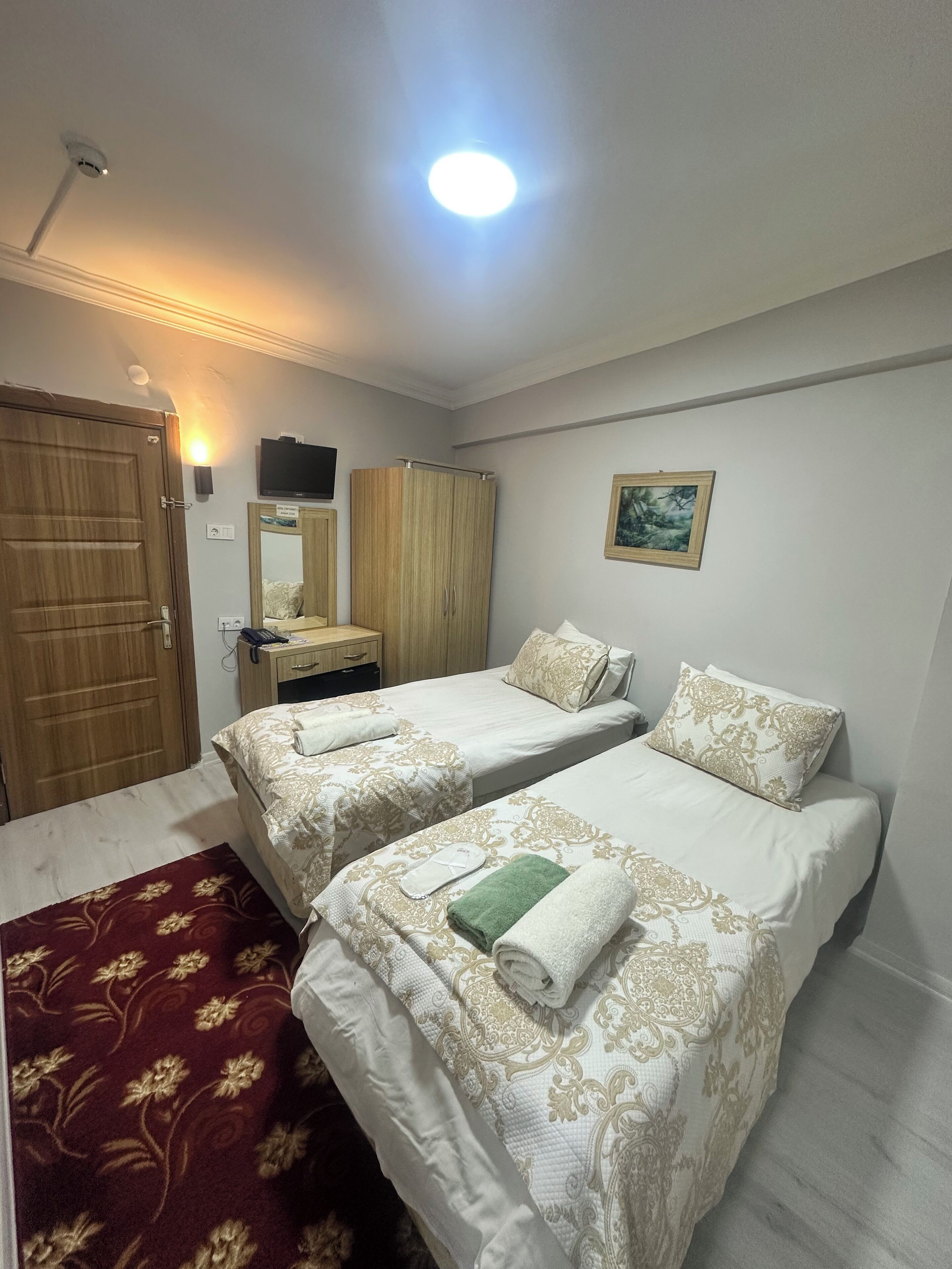 Minibar, laptop workspace, blackout curtains, soundproofing