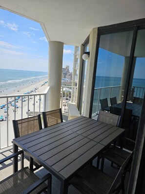 Outdoor dining - Romantic, Comfy, Beach Condo W/ Majestic Views! (Murrells Inlet)