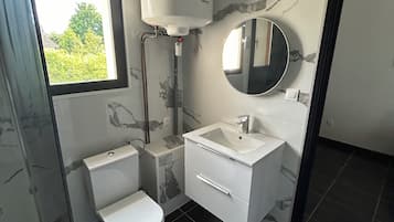 Towels, soap, toilet paper