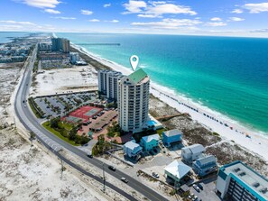 Exterior - WaveSong: Luxurious Beachfront Condo at Navarre Beach. Sleeps 9 (Navarre)