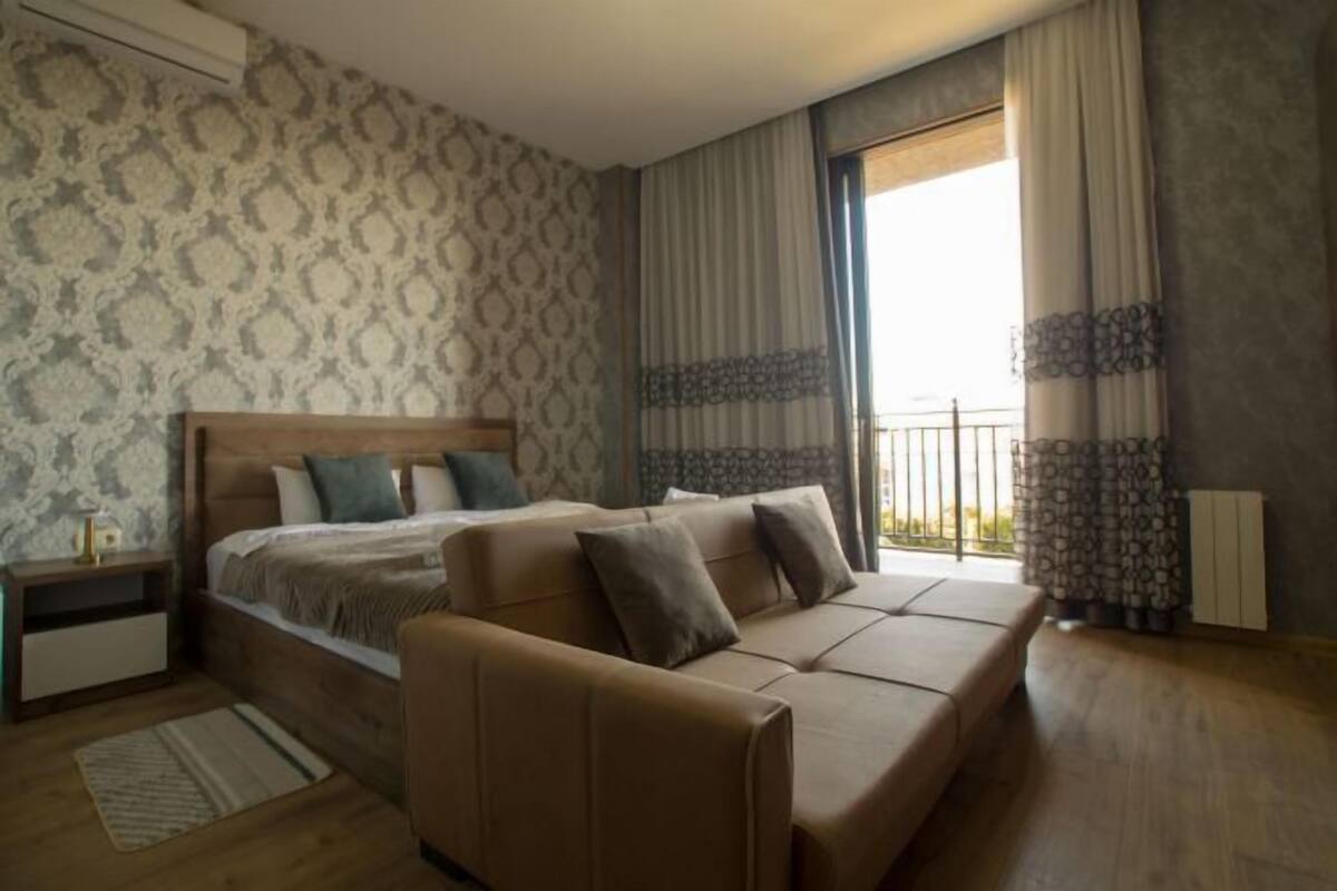 1 Schlafzimmer, schallisolierte Zimmer, Bügeleisen/Bügelbrett