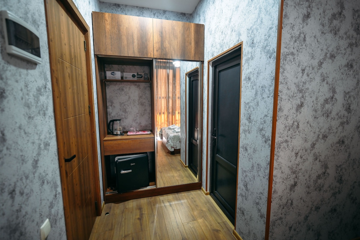 Habitació doble o amb dos llits individuals Deluxe, vistes a la ciutat | Habitacions insonoritzades, planxa i posts de planxar i wifi gratuïta 