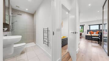 Apartment | Bathroom | Shower, towels, toilet paper