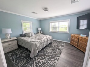 4 dormitorios, tabla de planchar con plancha, wifi gratis y ropa de cama