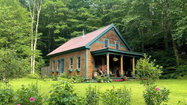 Unclassified image, 1 of 8, button - Charming Stowe Cabin w/Hot Tub, Trails, Streams (Stowe)