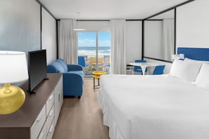 Ropa de cama hipoalergénica y espacio para trabajar con laptop