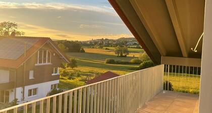 Ferienwohnung | Modern | Ausblick | Bodenseehinterland