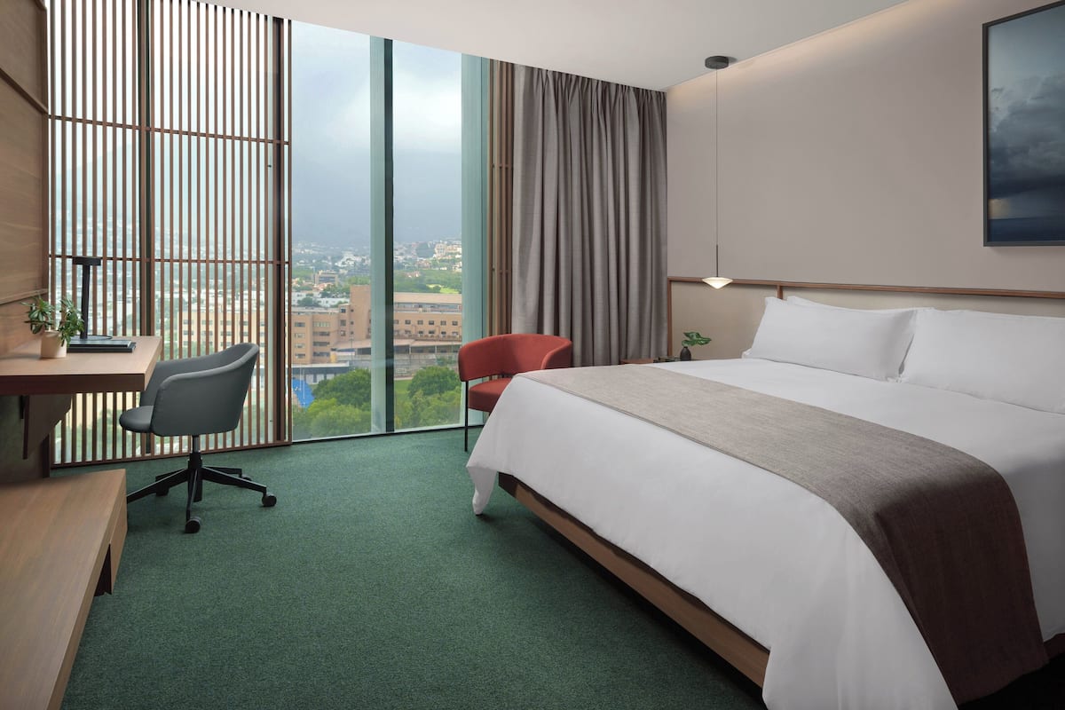 Ropa de cama de alta calidad y minibar