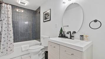 Hair dryer, towels