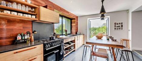 Microondas, horno, lavavajillas y periquera