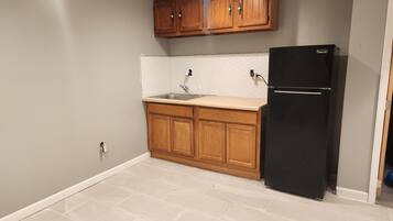 Fridge, microwave, paper towels