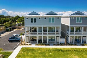 Exterior - Just steps away - beach, pool, & attractions on the Emerald Isle! New Home.  (Emerald Isle)