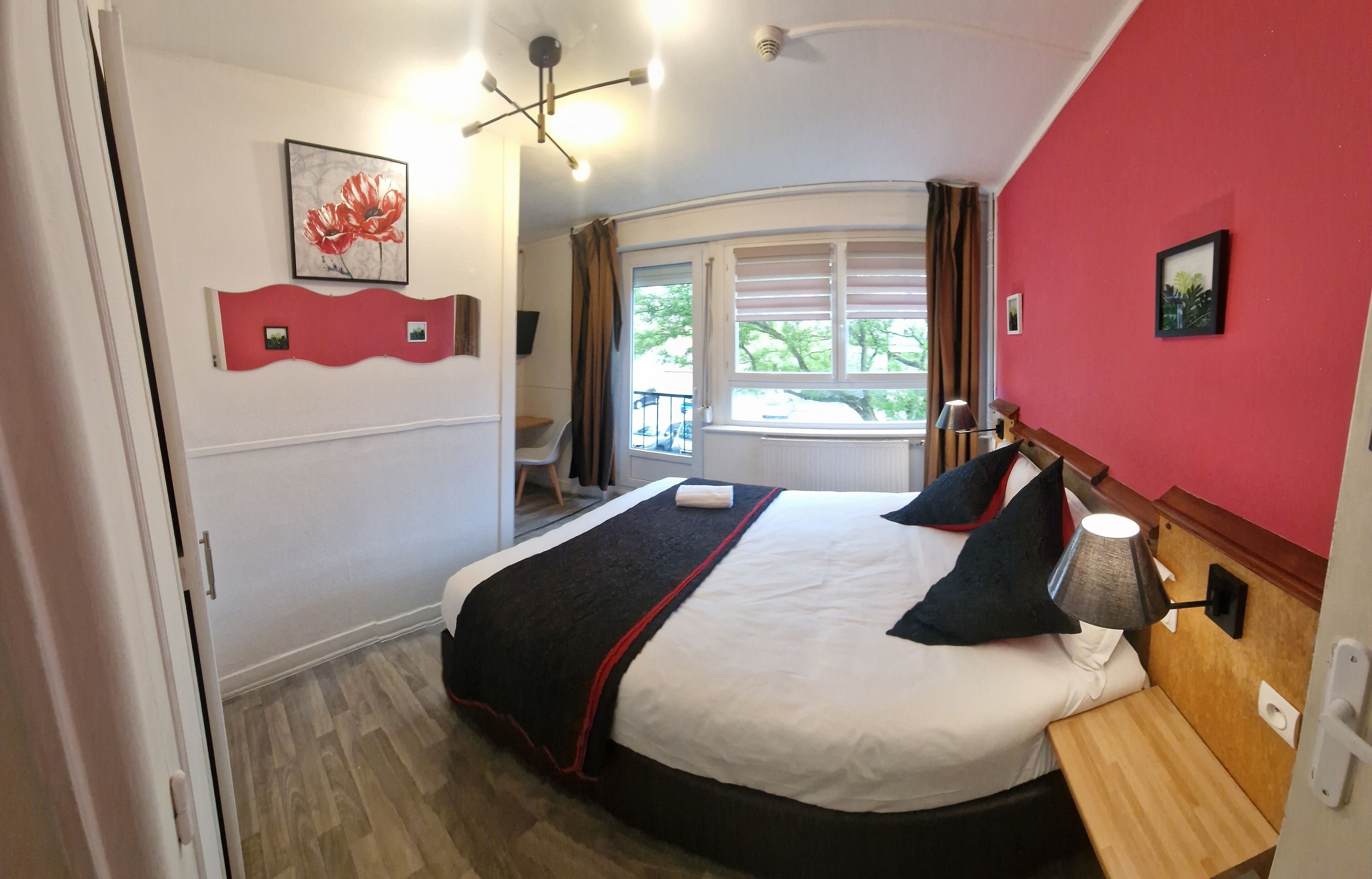 Standard Double Room, Courtyard View | Memory foam beds, iron/ironing board, free WiFi, bed sheets