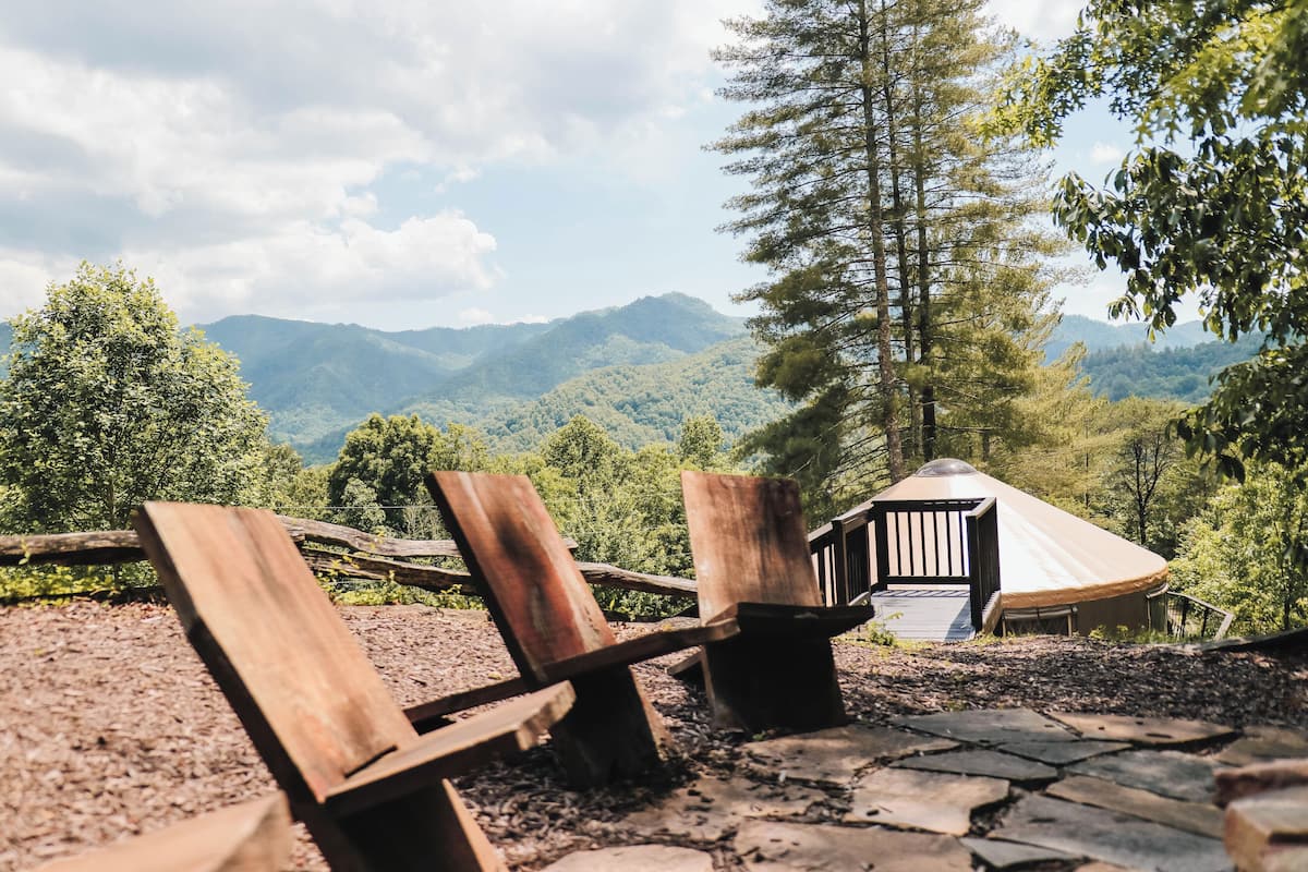 Deluxe Tent, Private Bathroom, Mountain View | Premium bedding, down comforters, pillowtop beds, WiFi (free)