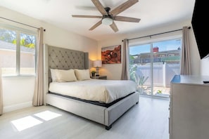 2 bedrooms, desk, iron/ironing board, free WiFi