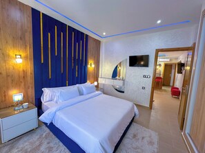 City Apartment, 2 Bedrooms, Balcony, Garden View | 2 bedrooms, Select Comfort beds, iron/ironing board, free WiFi - VELUXA - Luxury Holiday Homes - Centric flat (Tangier)