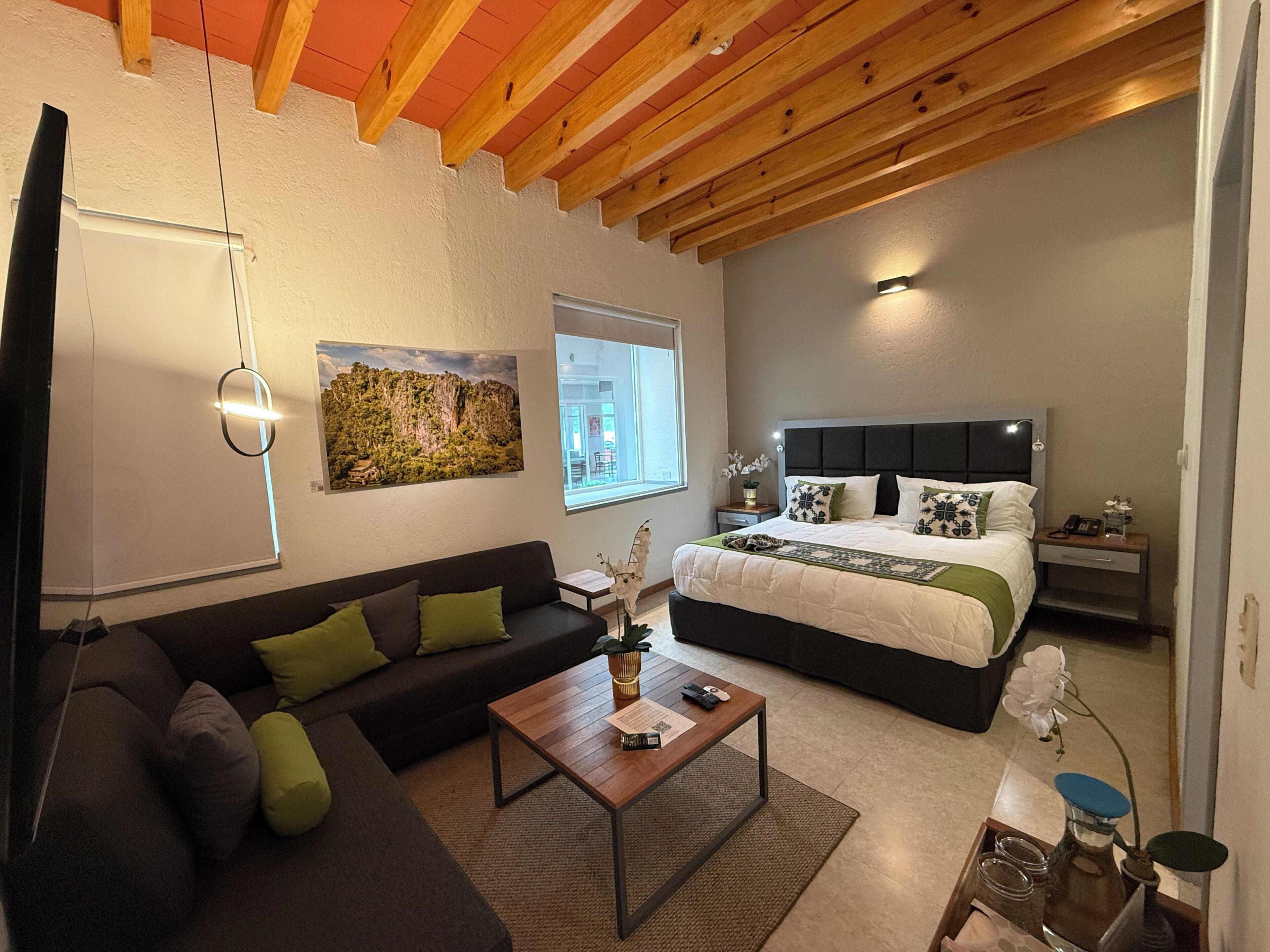 Luxury Room, Courtyard View | Hypo-allergenic bedding available, desk, laptop workspace, soundproofing