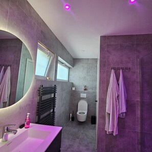 ヘアドライヤー、タオル、石鹸、トイレットペーパー
