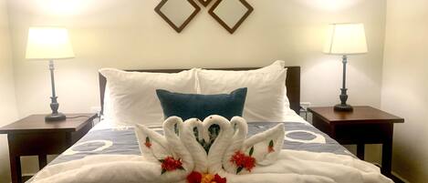 2 chambres, fer et planche à repasser, Wi-Fi gratuit, draps fournis