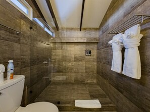 Shower, hair dryer, towels - T2 Suite, 2-Bedroom (T2) (Placencia Village)