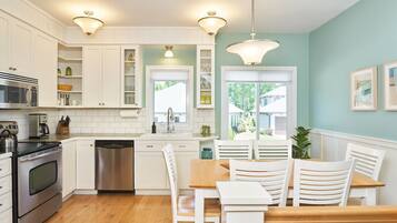 Réfrigérateur, micro-ondes, four, lave-vaisselle