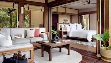 Grand Bungalow, Ocean-view | Hochwertige Bettwaren, Minibar, Zimmersafe